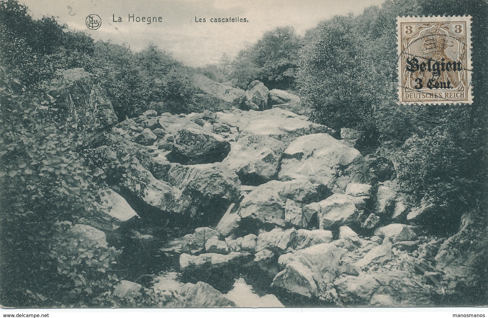 671/24 - SPA 1 Carte-Vue Et 2 Entiers Postaux TP Germania 1915/17 - Censures Luttich Et Verviers - OC1/25 Gobierno General