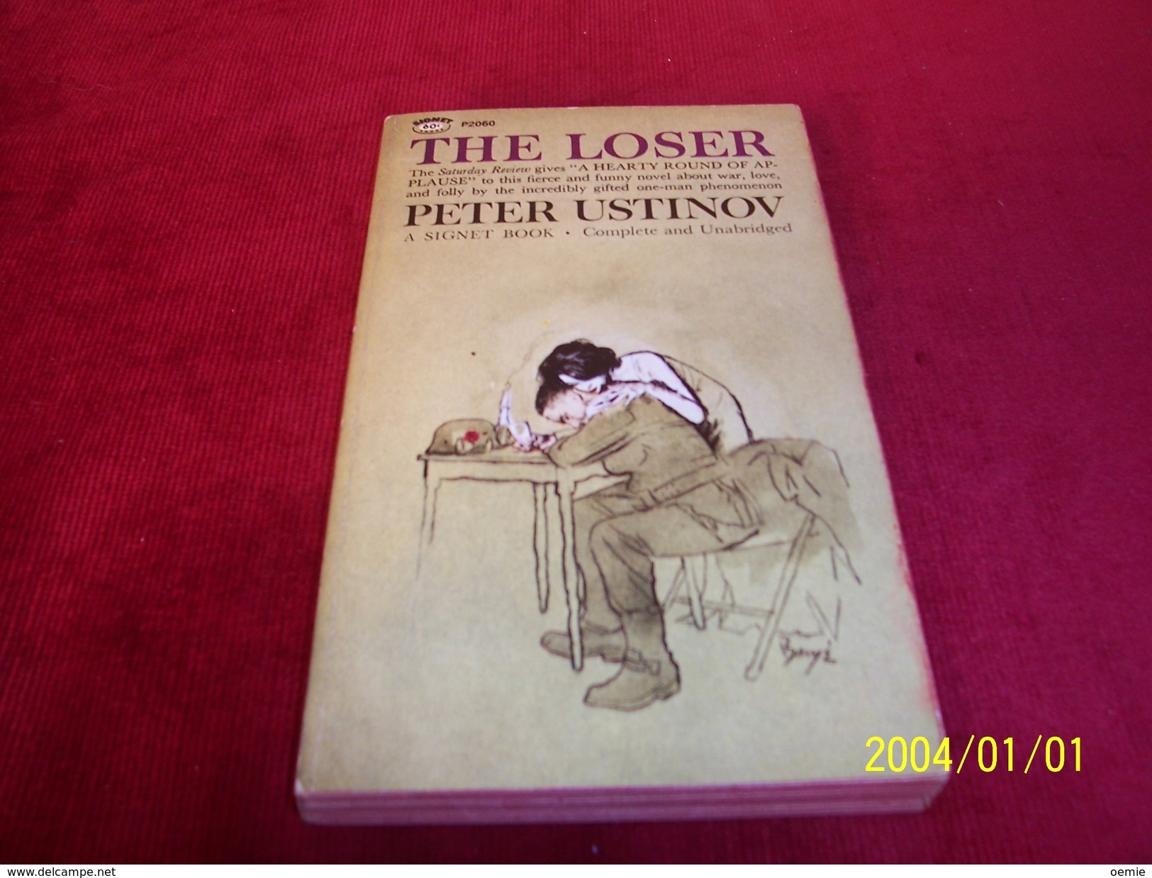 Peter Ustinov  °°°° The Loser ( Livre En Anglais ) - Cine