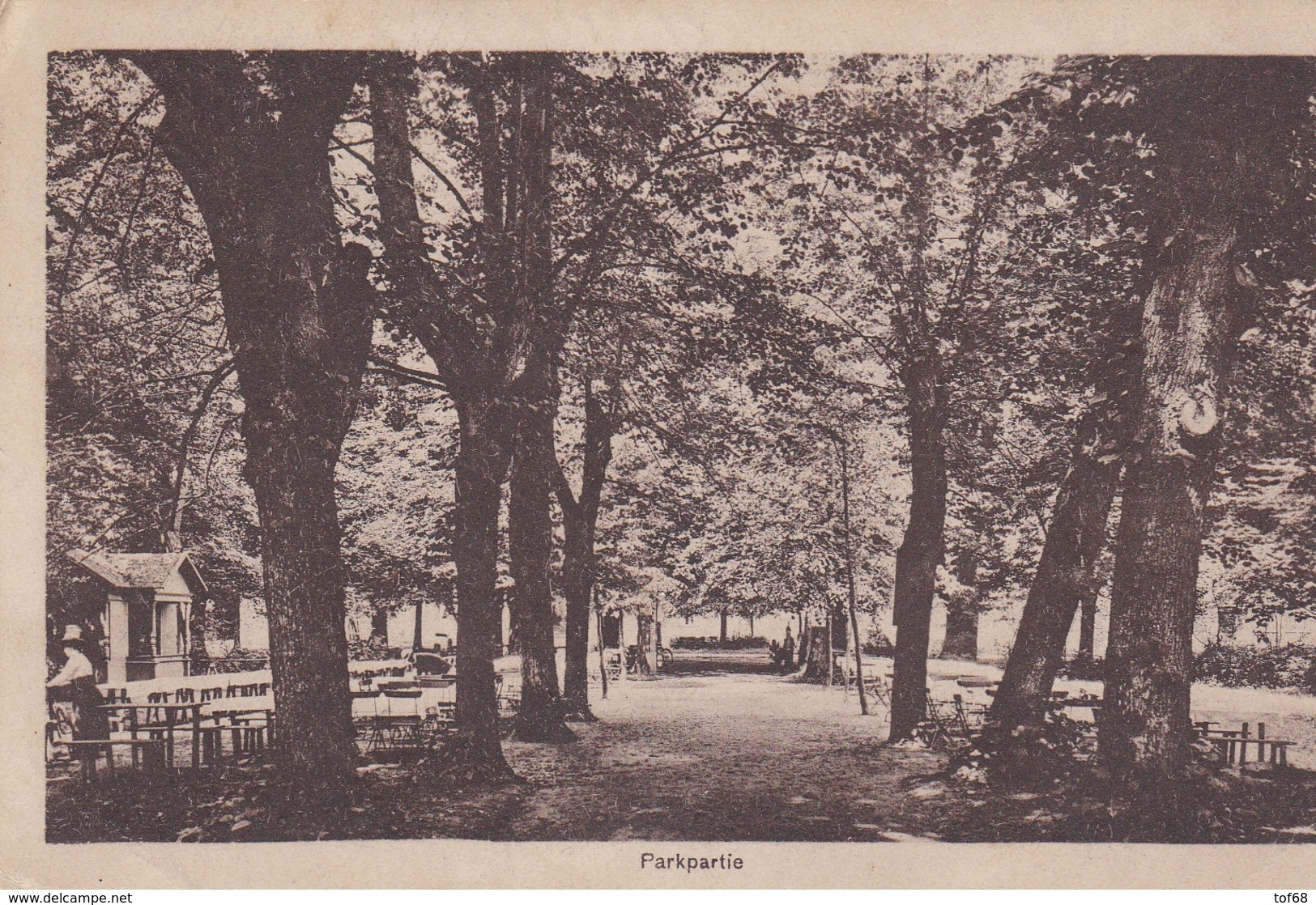 Bourg Knyphausen Bei Wilhelmshaven Parkpartie Feldpost 1917 - Wilhelmshaven