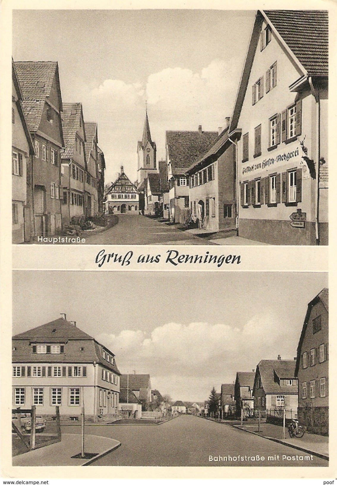 Renningen : Grus Aus Renningen --- Multivue 1961 - Böblingen