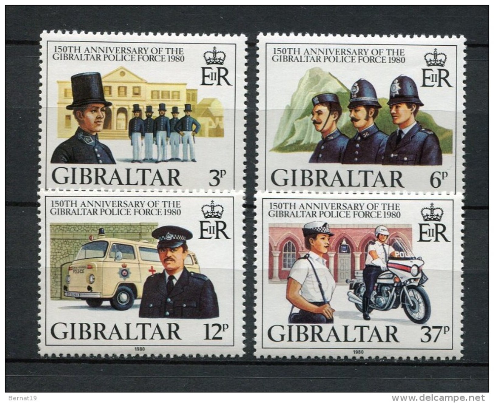 Gibraltar 1980. Yvert 403-06 ** MNH. - Gibraltar