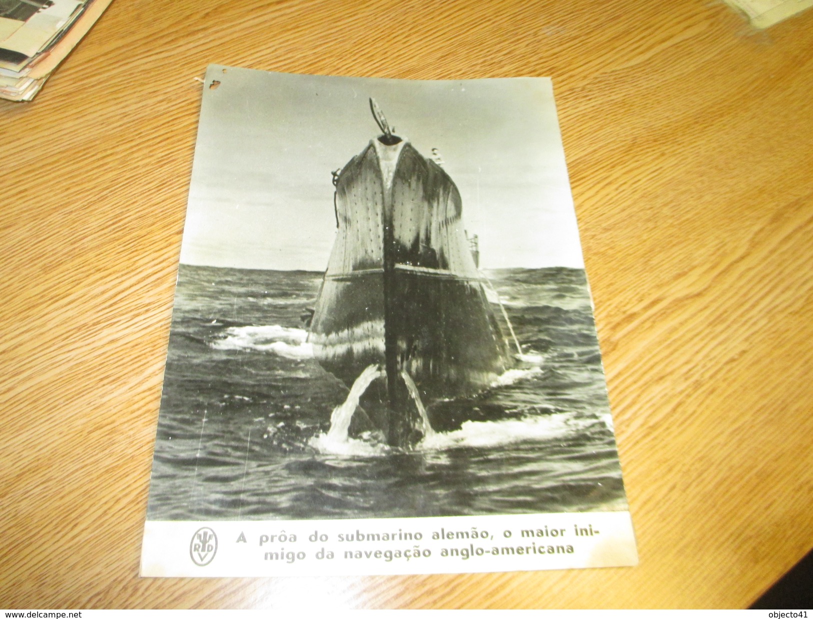 Photograph Photo WWII Deuxieme Guerre Mondiale German Navy U Boat - Documents