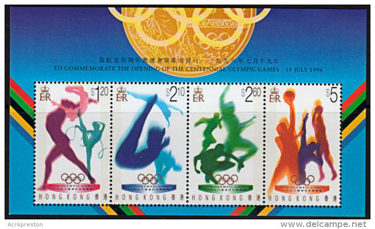A0927 HONG KONG 1996, SG MS836 Opening Of Olympic Games,  MNH - Ongebruikt