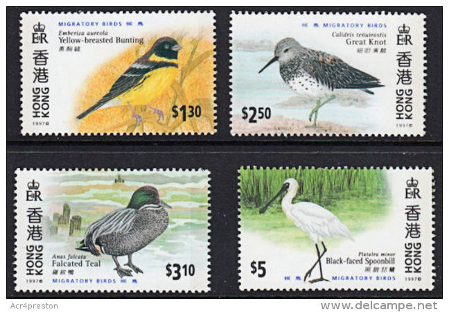 A0951 HONG KONG 1997, SG 884-7  Migratory Birds,  MNH - Ongebruikt