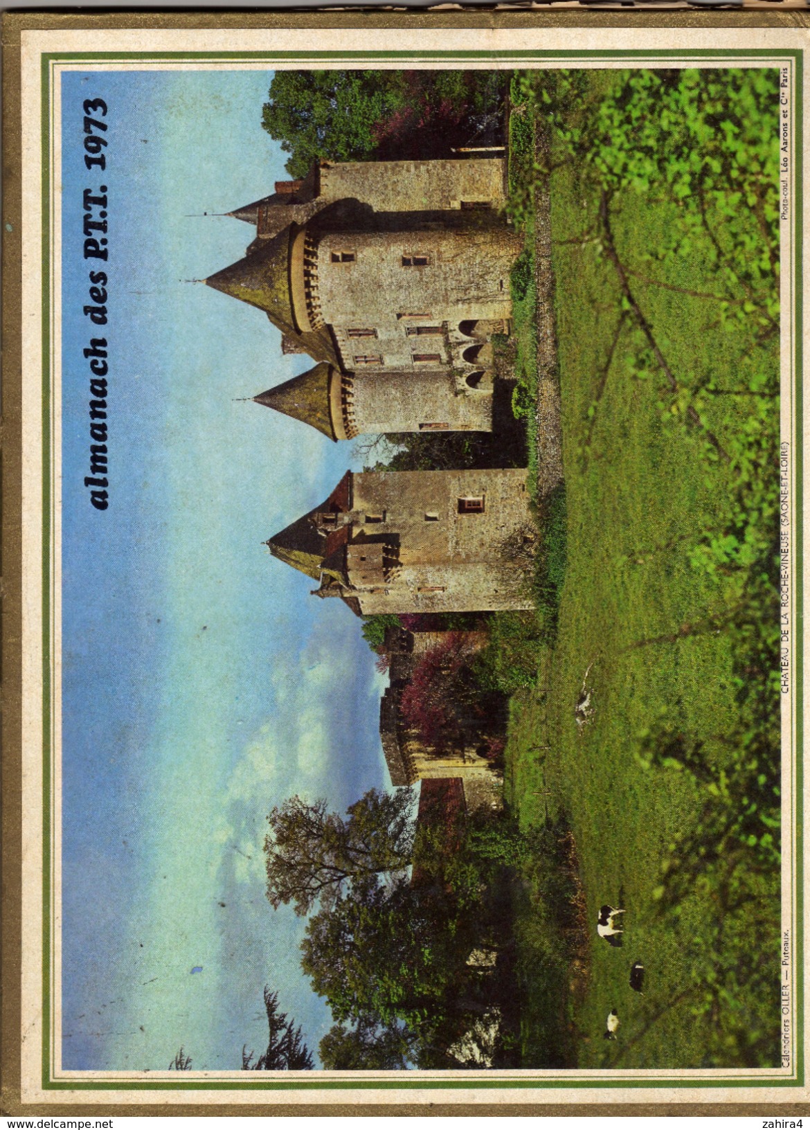 Almanach Des P.T.T. - 12 Pages - Yachting  Les Issambres - Chateau De La Roche-Vineuse (Saone Et Loire) - Gers - Grand Format : 1971-80