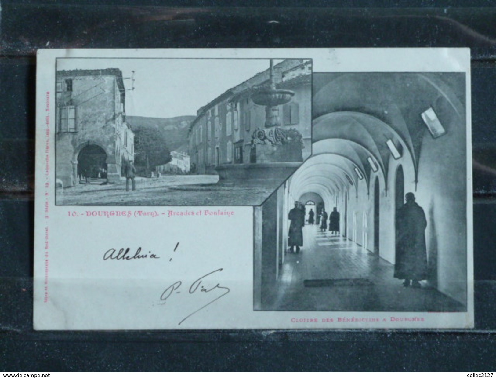 G4 - 81 - Dourgnes - Arcades Et Fontaine - Cloitre Des Benedictins - Edition Labouche - Precurseur 1902 - Dourgne