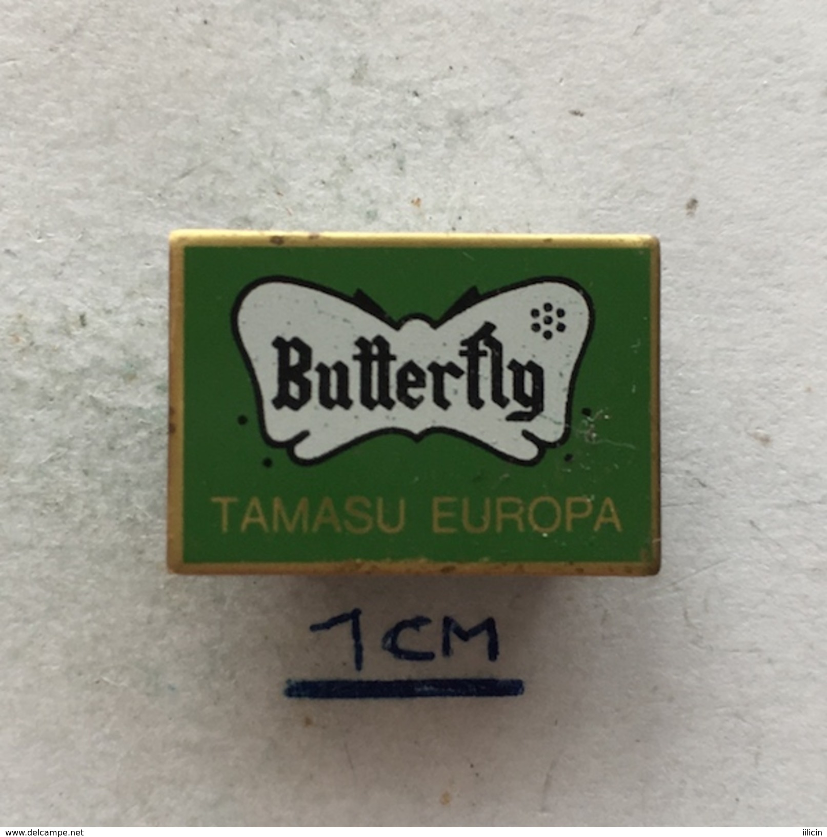 Badge (Pin) ZN004729 - Table Tennis (Ping Pong) Butterfly Tamasu Europa - Table Tennis