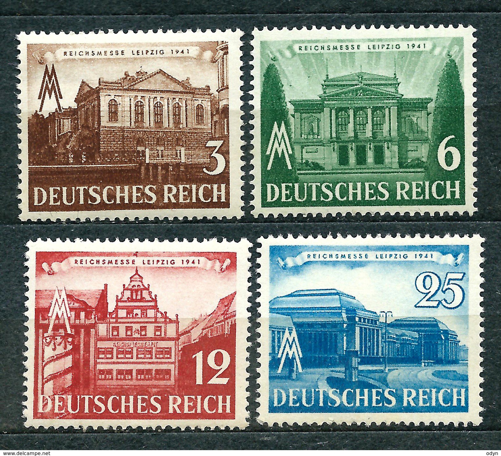 Deutsches Reich 1941, MiNr 764-767; MNH ** (# 766 MH *) - Neufs