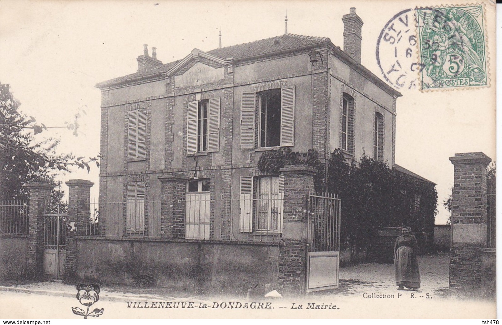 89-----VILLENEUVE LA DONDAGRE---la Mairie---voir 2 Scans - Villeneuve-la-Dondagre