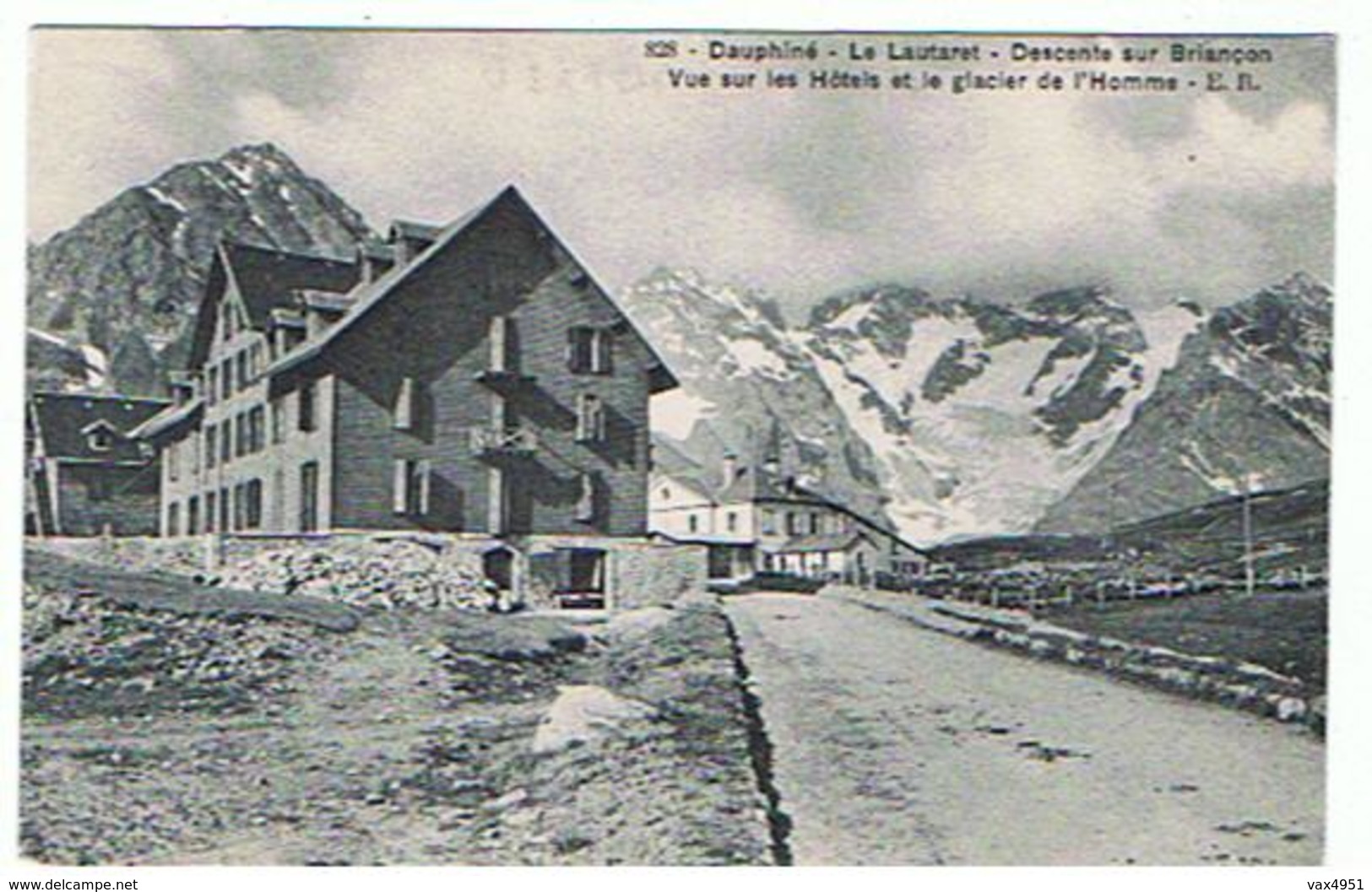 LE LAUTARET DESCENTE SUR BRIANCON  VUE SUR LES HOTELS ET LE GLACIER DE L HOMME   ****       A  SAISIR ***** - Altri & Non Classificati