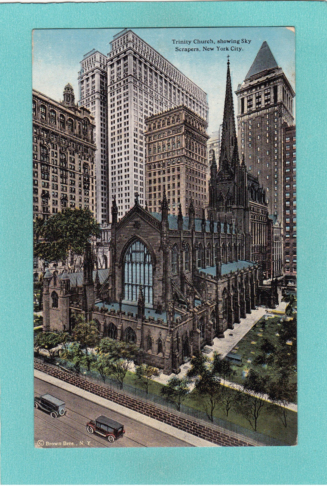 Old/Antique? Postcard Of Trinity Church,New York City,USA,Q59. - Churches