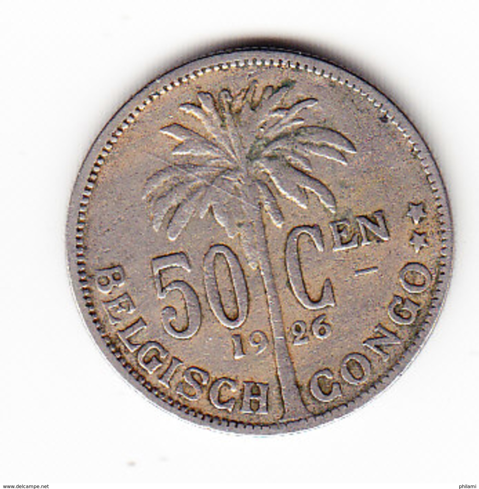 CONGO MORIN  93, 50ct,  1926 (CO12) - 1910-1934: Albert I