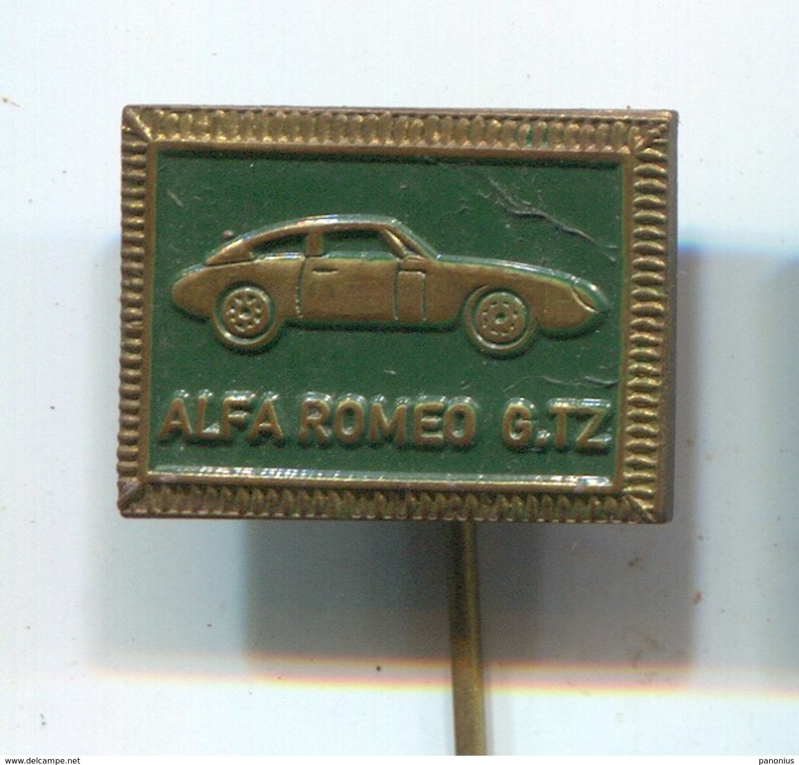 ALFA ROMEO GTZ - Auto, Car, Automotive, Vintage Pin, Badge, Abzeichen - Alfa Romeo