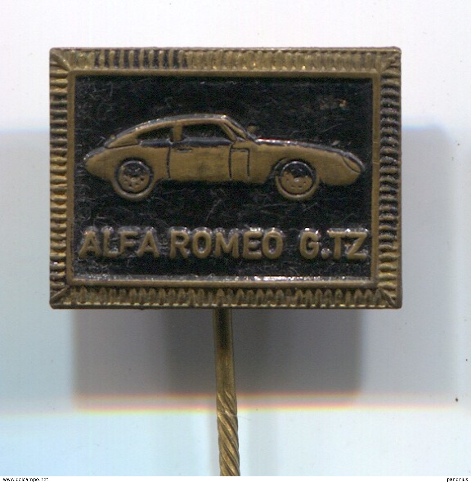 ALFA ROMEO GTZ - Auto, Car, Automotive, Vintage Pin, Badge, Abzeichen - Alfa Romeo