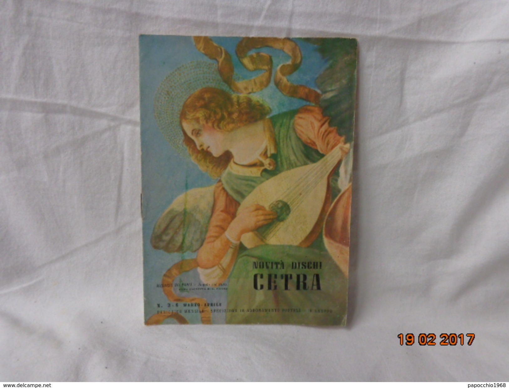 CATALOGO NOVITA' DISCHI CETRA EPOCA 1950 - Colecciones Completas