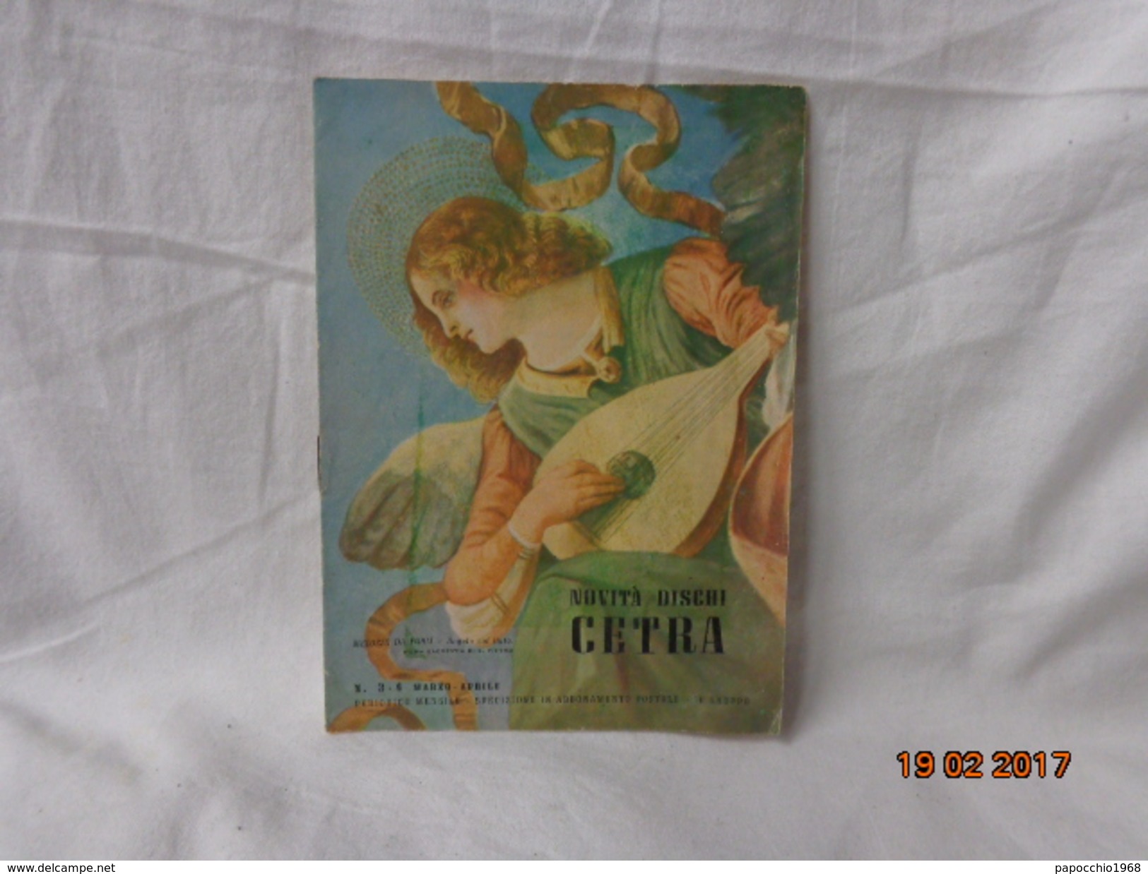 CATALOGO NOVITA' DISCHI CETRA EPOCA 1950 - Collezioni