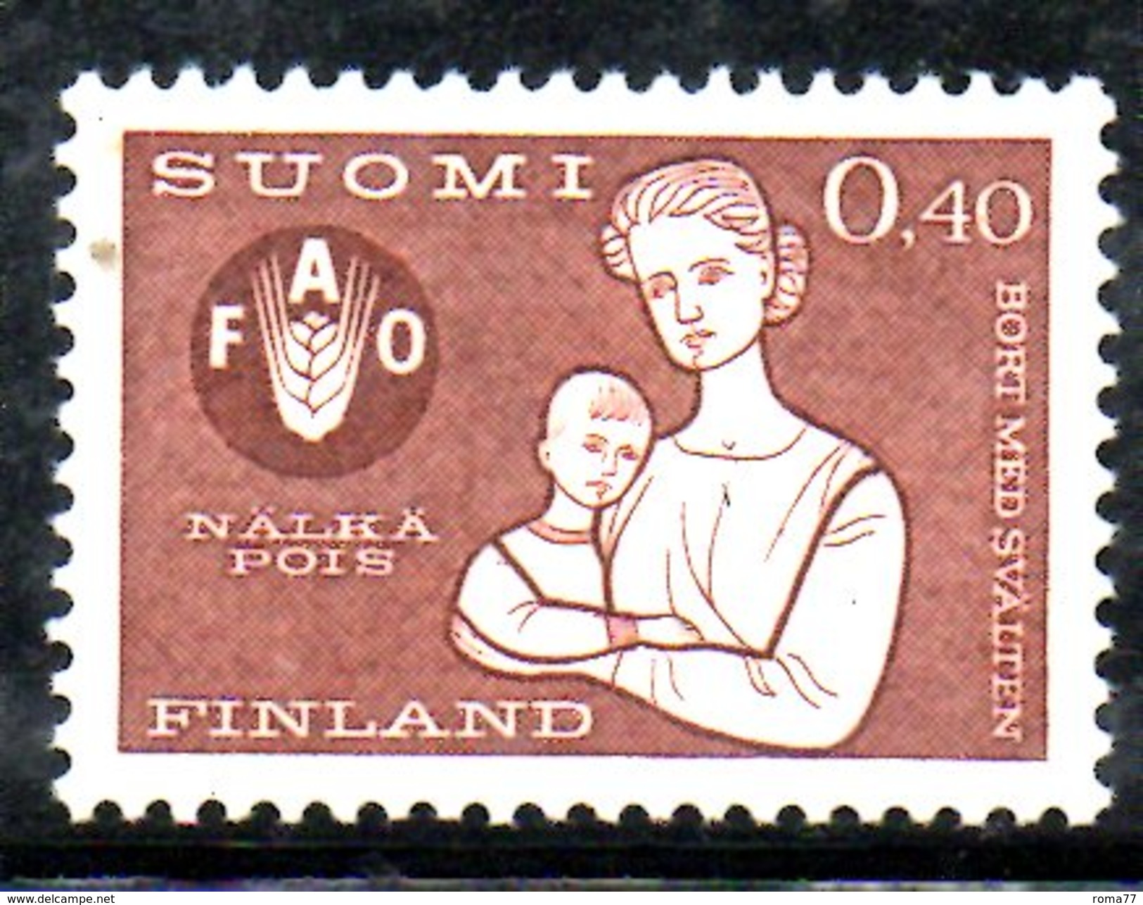 XP2463 - FINLANDIA 1963 , Unificato Serie 550  ***  FAME HUNGRY - Nuovi