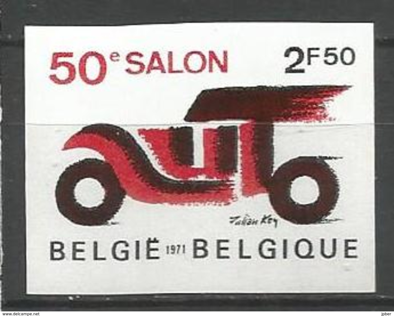 Belgique - R054 - N° 1568 - Non Dentelé - Salon De L'automobile - Otros & Sin Clasificación