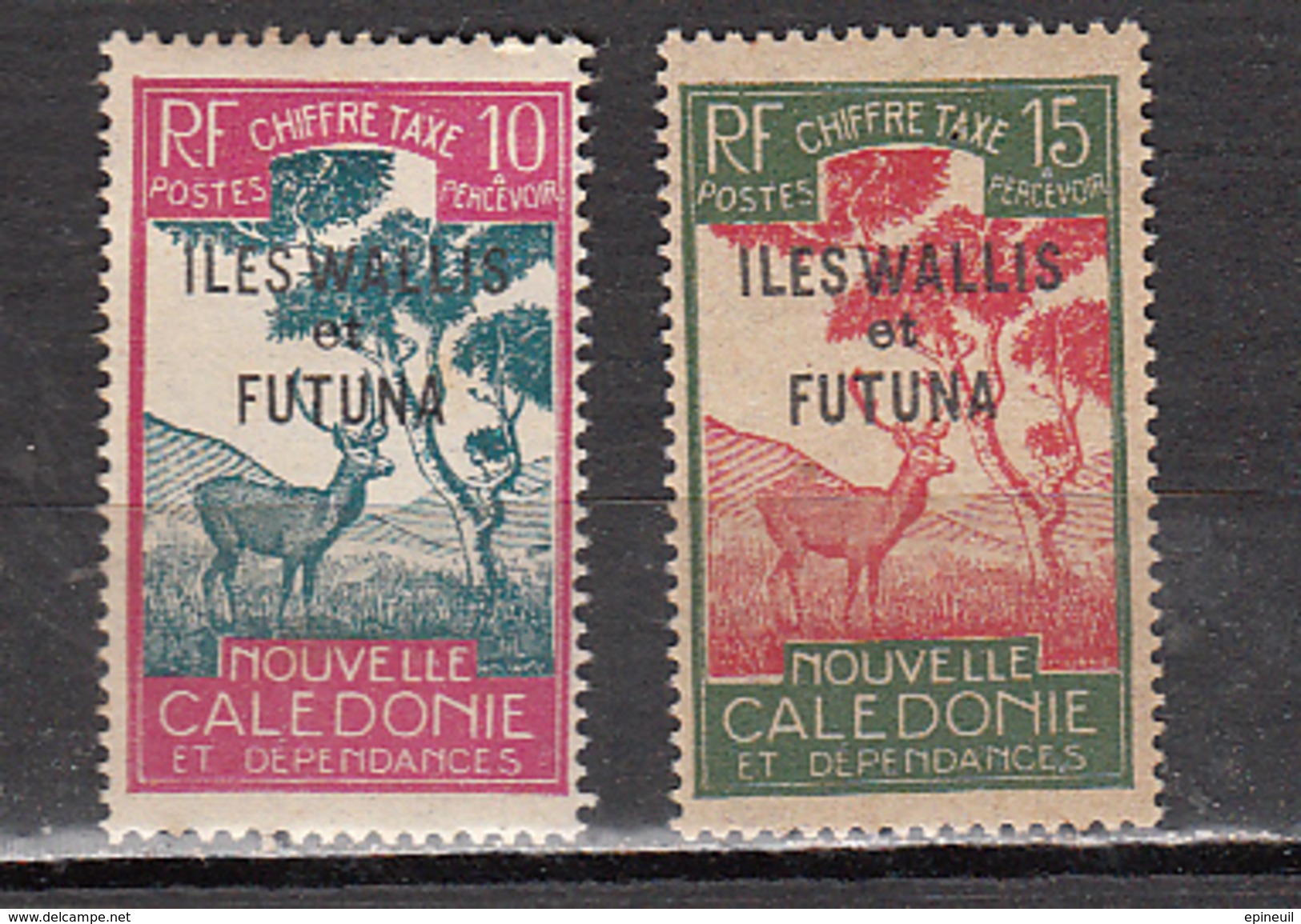 WALLIS ET FUTUNA * YT N° TAXE N° 14 15 - Timbres-taxe