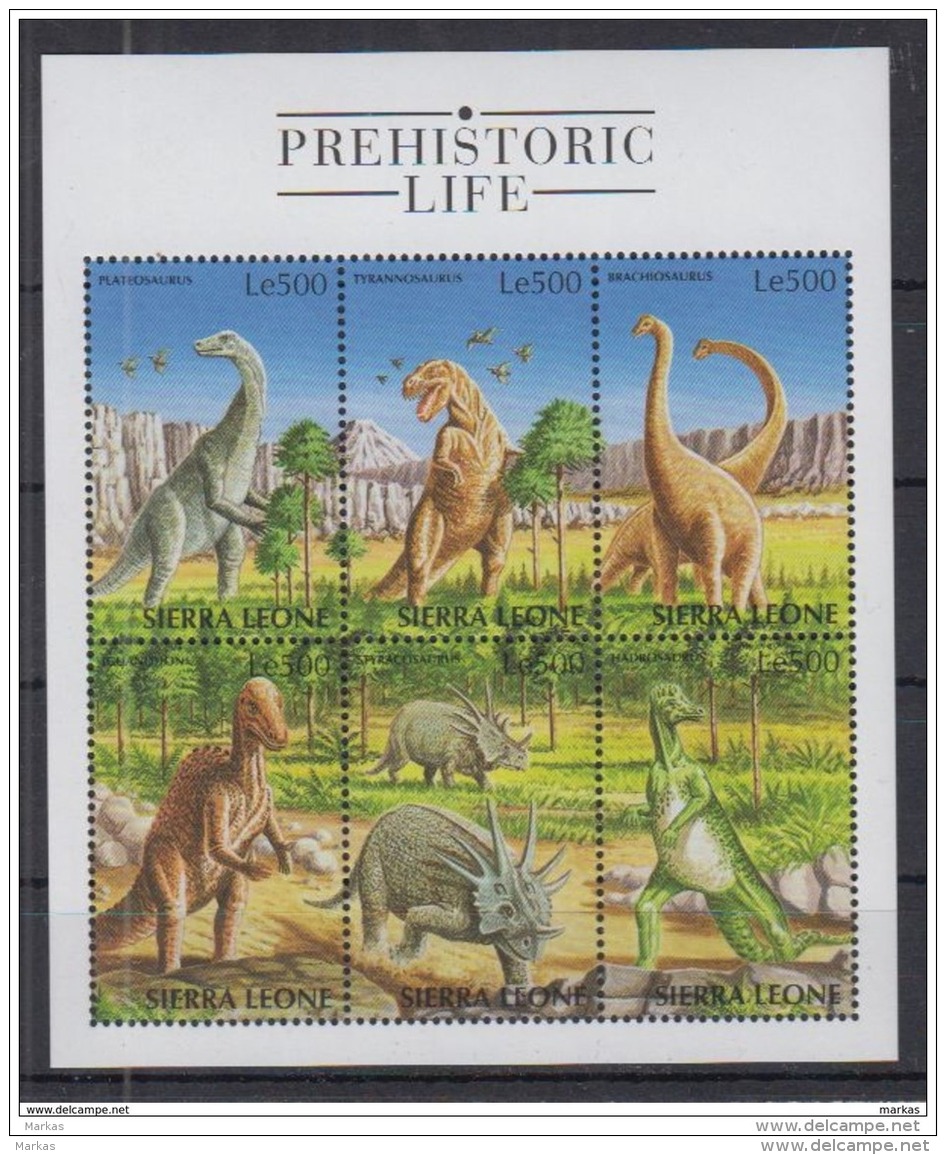 S31 Sierra Leone - MNH - Animals - Prehistorics - Vor- U. Frühgeschichte