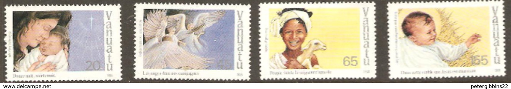 Vanuata 1988  SG 515-8 Christmas Unmounted Mint - Vanuatu (1980-...)