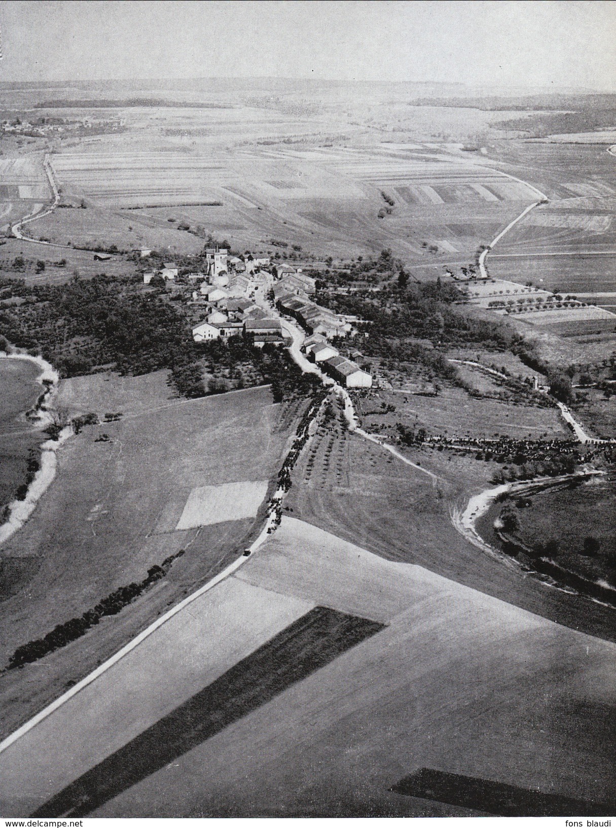 1964 - Iconographie Documentaire - Manhoué (Moselle) - Vue Aérienne - FRANCO DE PORT - Non Classés