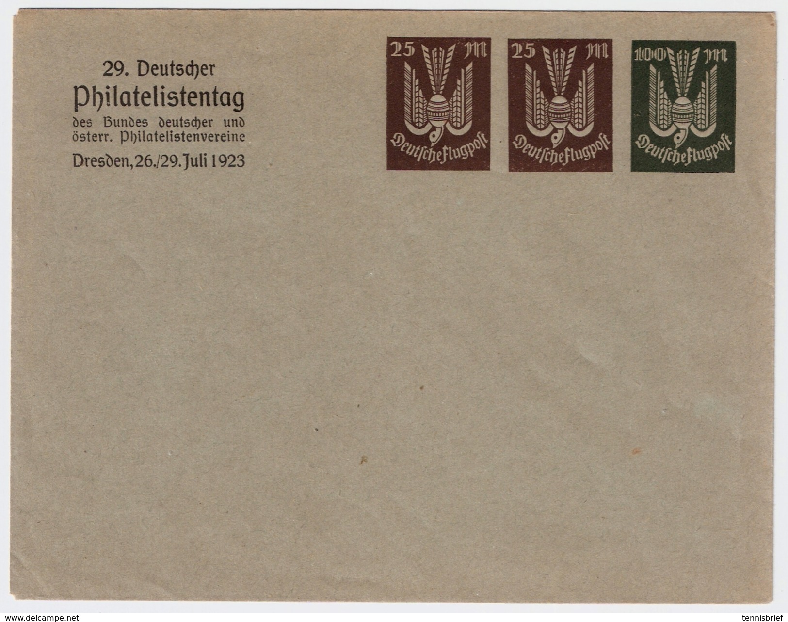 1923, Privat-GA , 3 Wert-Stp.  #7540 - Enveloppes