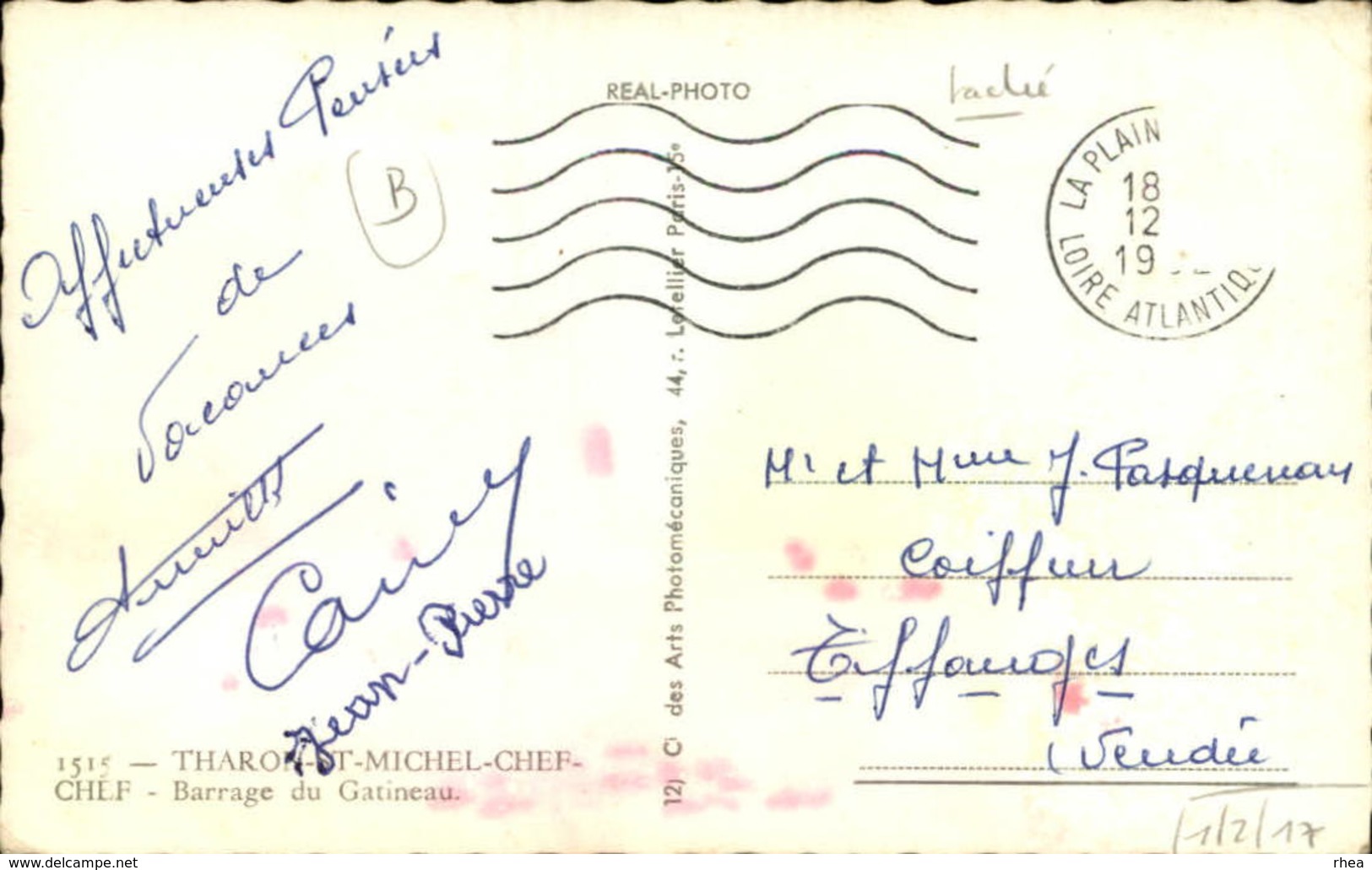 44 - THARON-PLAGE - Barrage - Tharon-Plage