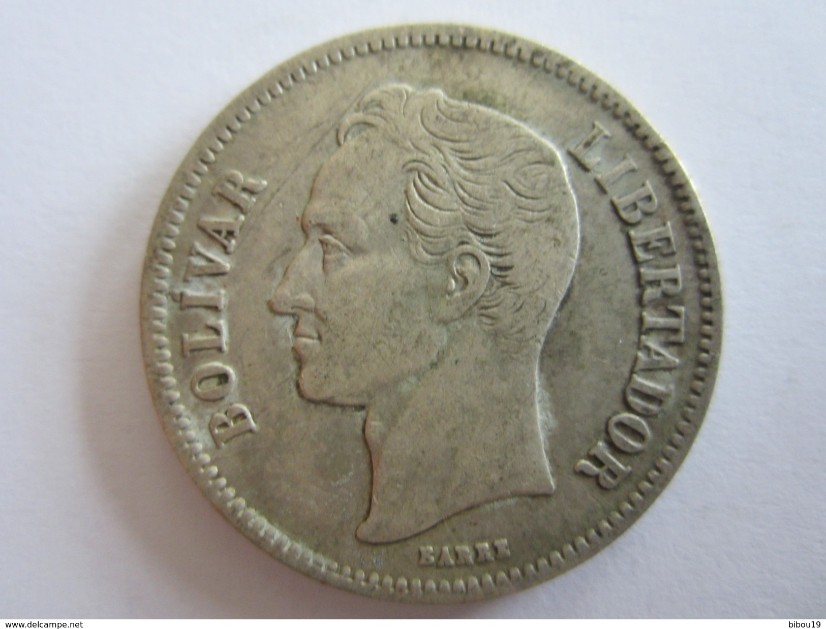 VENEZUELA 5 BOLIVARES 1936 - Venezuela