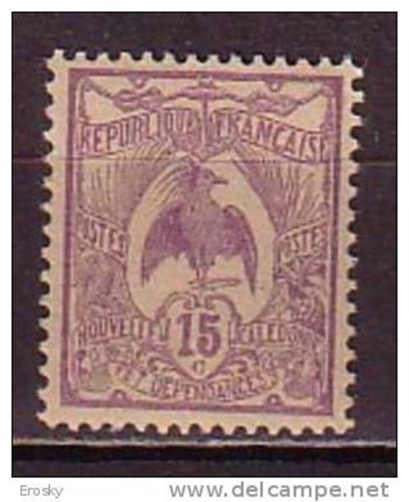 M4623 - COLONIES FRANCAISES NOUVELLE CALEDONIE Yv N°93 * - Ungebraucht