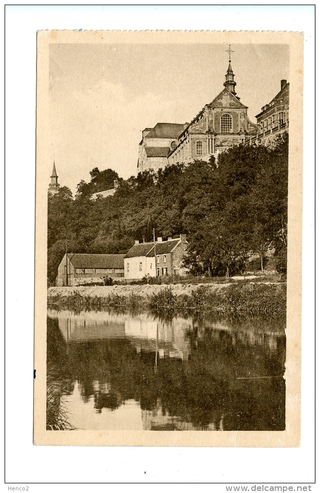 15 Séminaire De Floreffe - La Sambre Et L'Eglise, Vue Prise Du Jeu De Balle - Floreffe