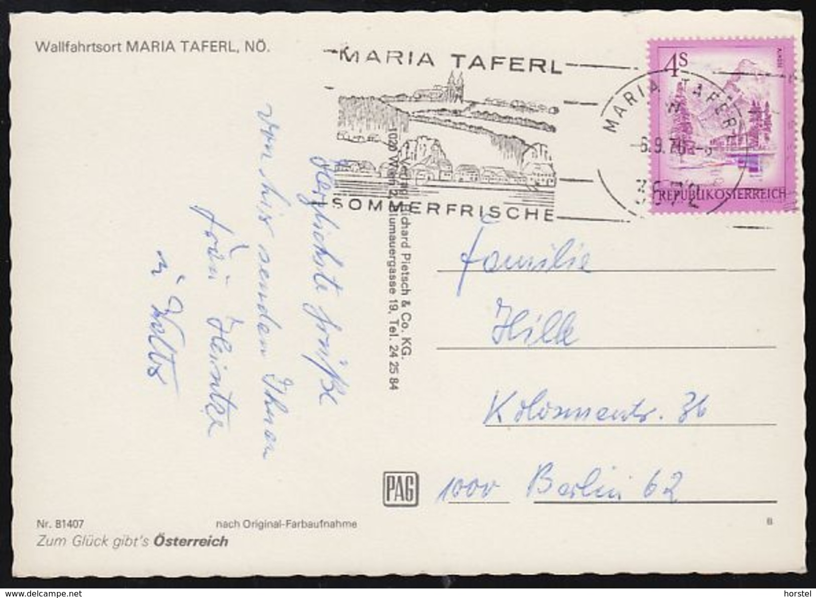 Austria - 3672 Maria Taferl - Wallfahrtsort - Nice Stamp - Maria Taferl