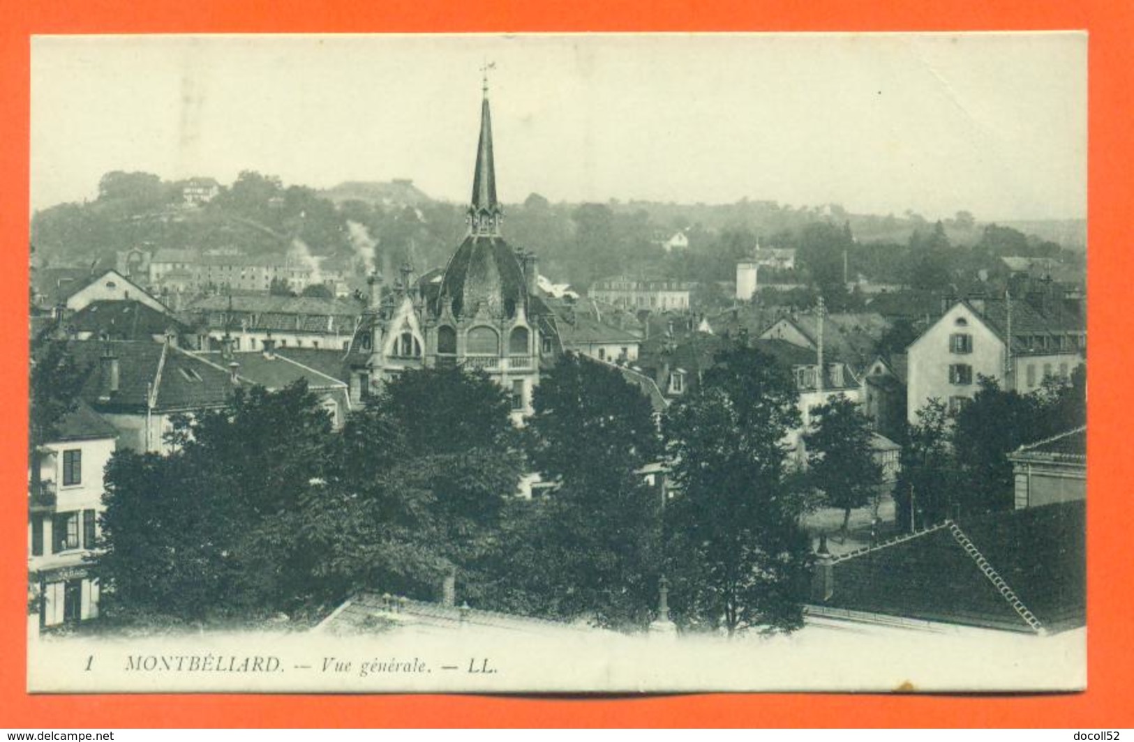 CPA Montbéliard " Vue Générale " LJCP 33 - Montbéliard