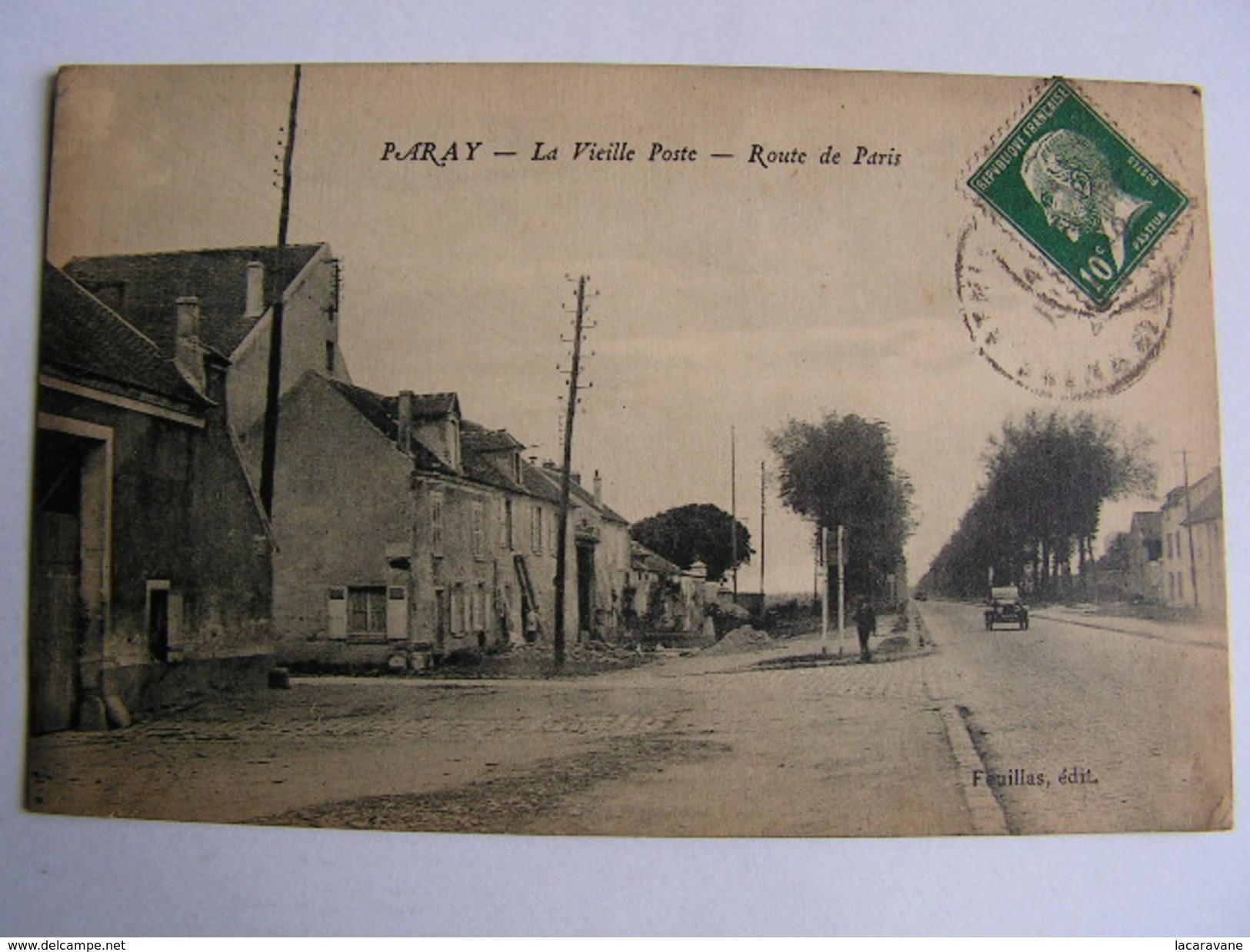 Carte Postale Ancienne 92 Hauts De Seine La Vieille Poste Route De Paris - Autres & Non Classés