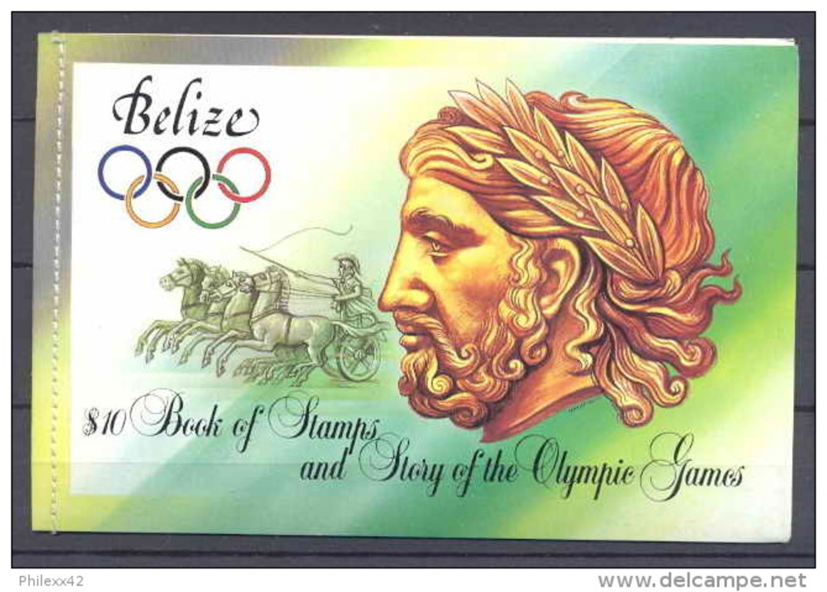 Belize 451 - CARNET N° C679A Jeux Olympiques (olympic Games) Los Angeles 1984 Cote 16.5 MNH ** - Sommer 1984: Los Angeles