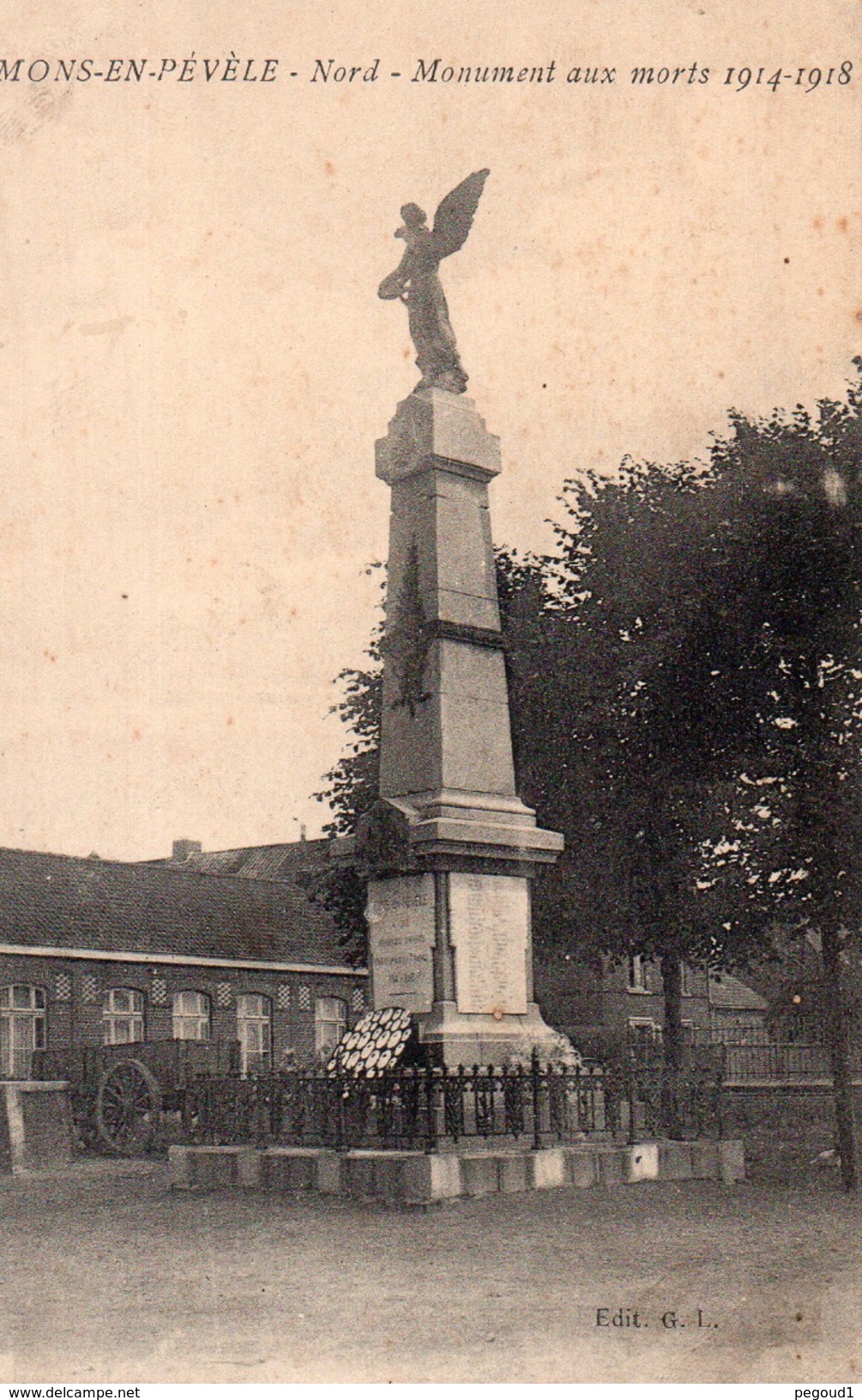 CARTE POSTALE ANCJENNE. NORD. MONS-EN-PEVELE. - Autres & Non Classés