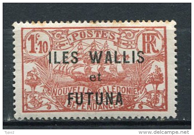 WALLIS -  Yv. N°  42  *   1f10   Cote  5,75 Euro  BE R  2 Scans - Unused Stamps