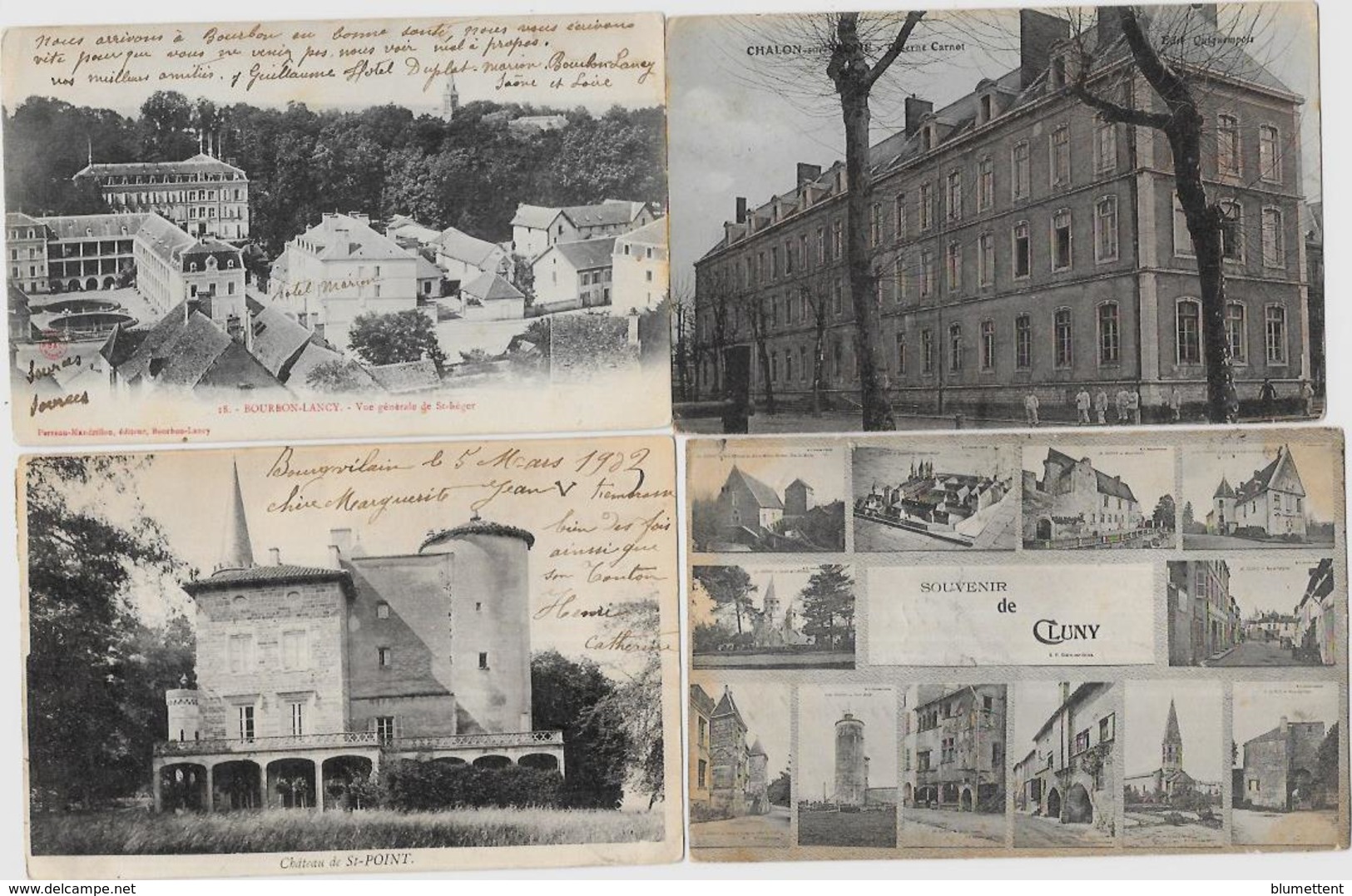 Lot N° 50 De 100 CPA CPSM Saone Et Loire Déstockage Pour Revendeurs Ou Collectionneurs - 100 - 499 Postcards