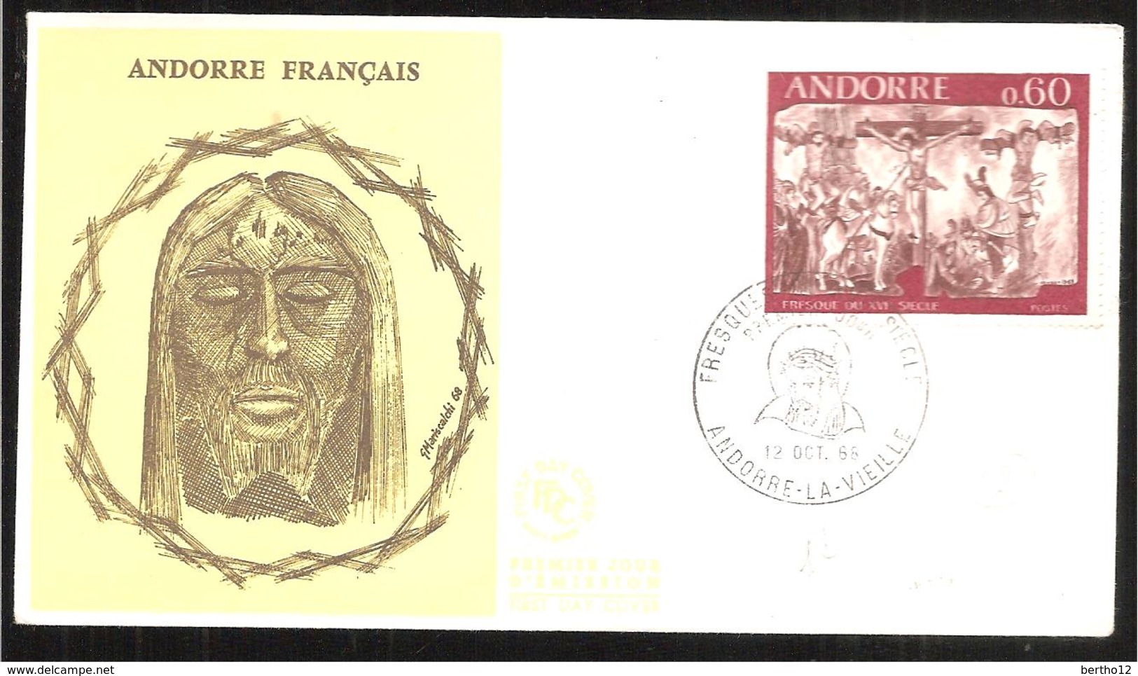 FDC  FRESQUE  DU 16 SIECLE - Used Stamps