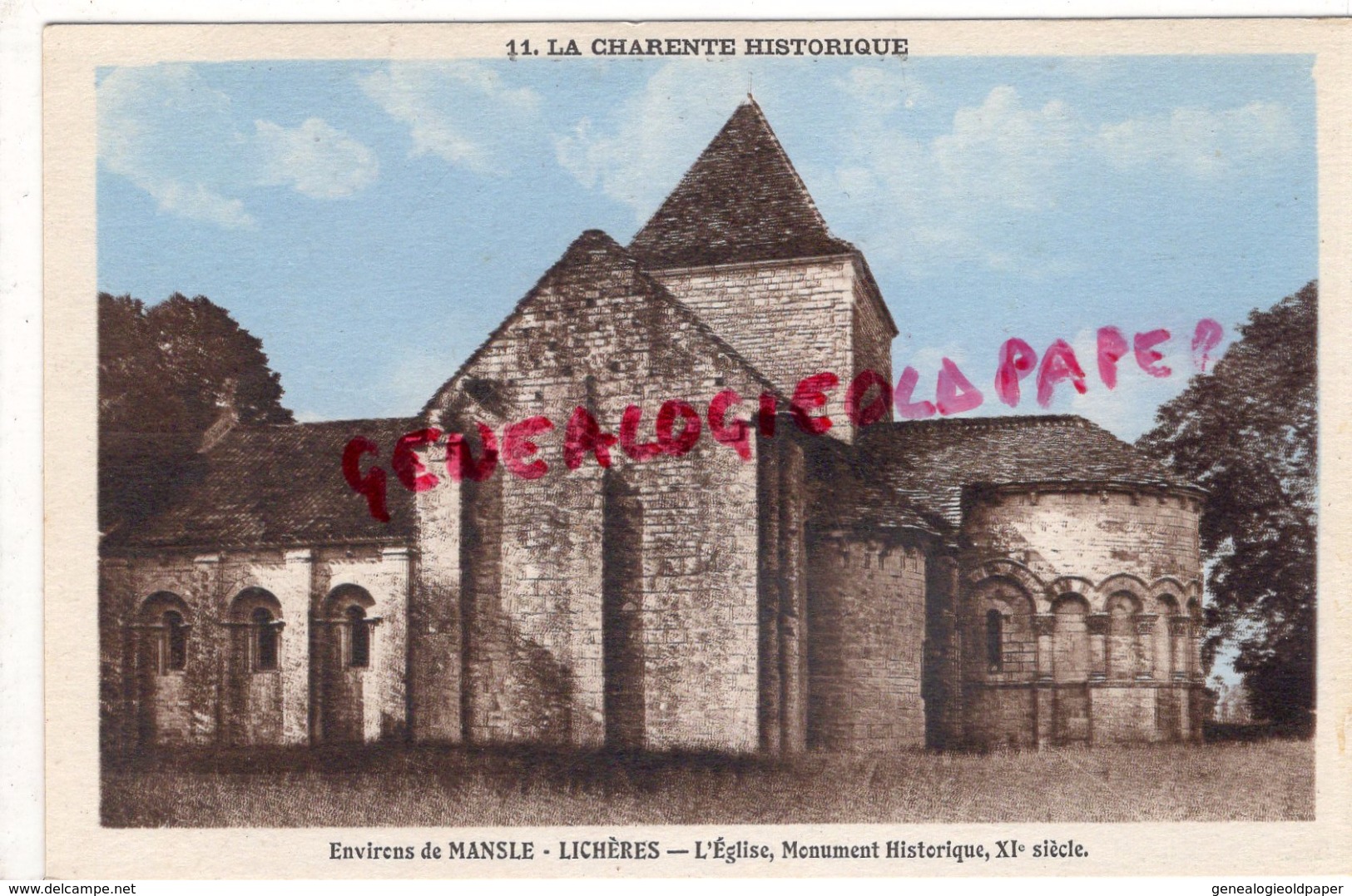 16 -  ENVIRONS DE MANSLE -LICHERES - L' EGLISE - Mansle