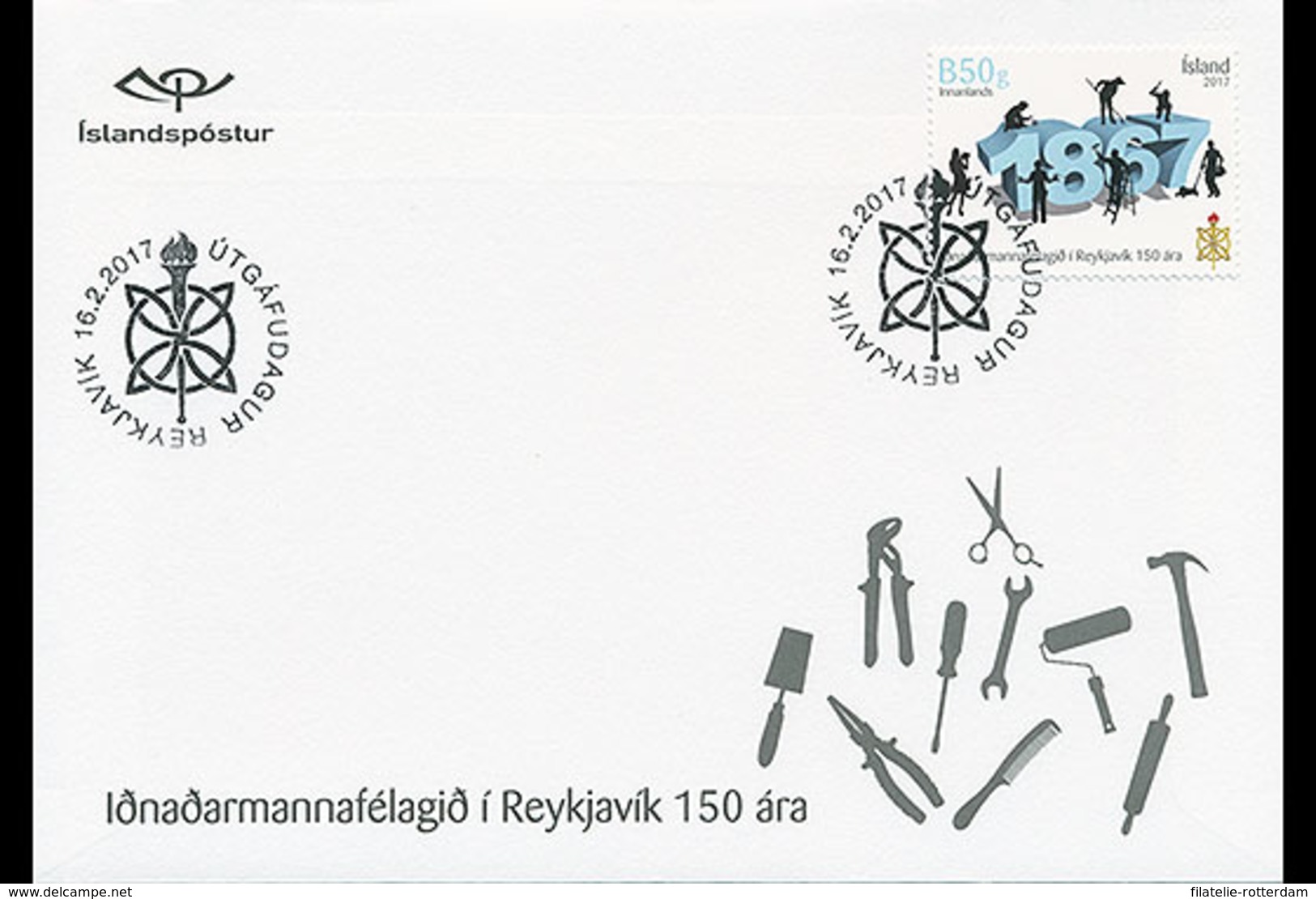 IJsland / Iceland - Postfris / MNH - FDC The Reykjavík Craftsmen 2017 NEW! - Nuevos