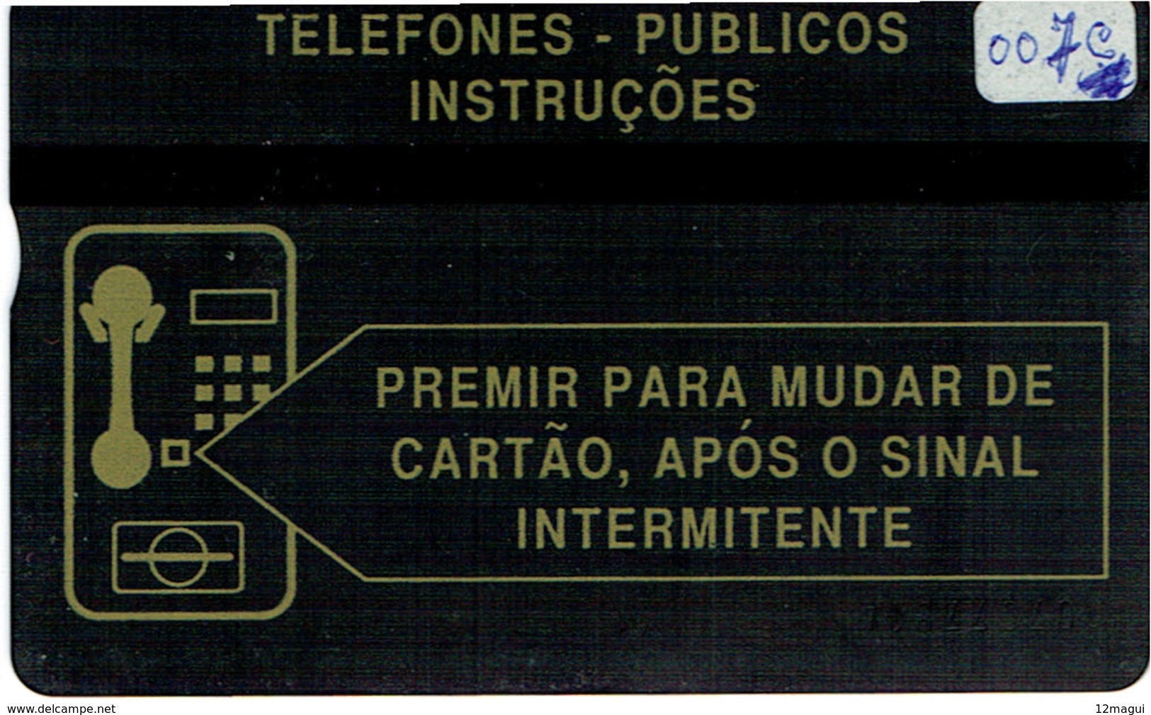 PHONECARDS-- PORTUGAL-- TLP--120 U--PREMIR PARA MUDAR-..... BATCH 007C - Portugal