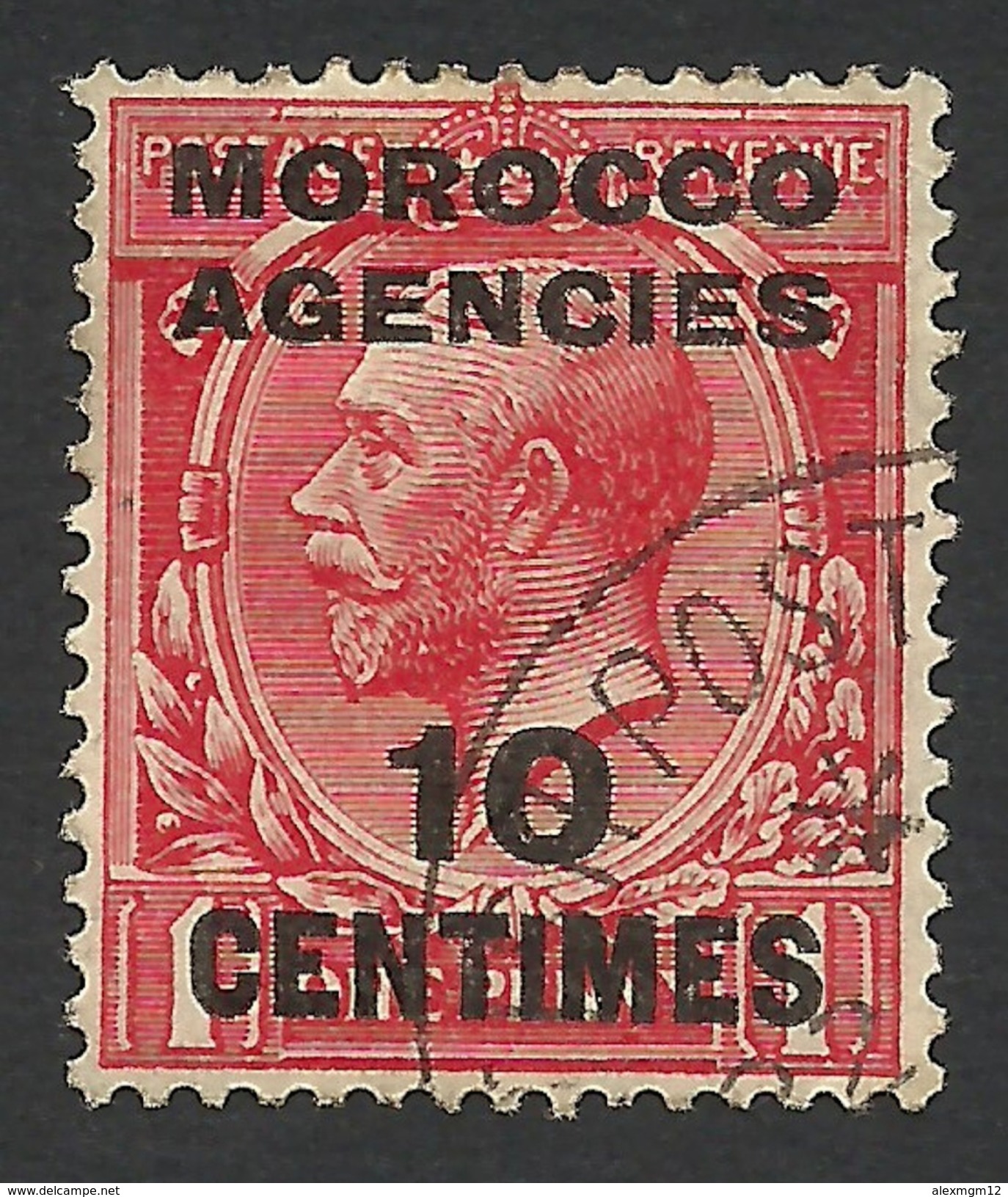Morocco Agencies, 10 C. 1917, Sc # 403, Used. - Other & Unclassified