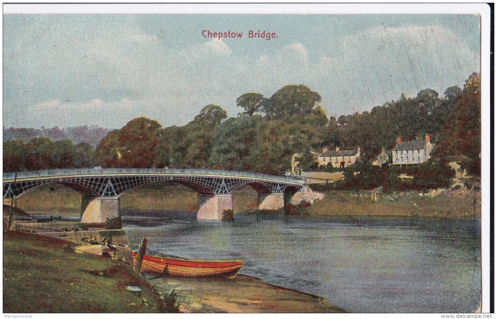 AO60 Chepstow Bridge - C1907 Postcard - Monmouthshire