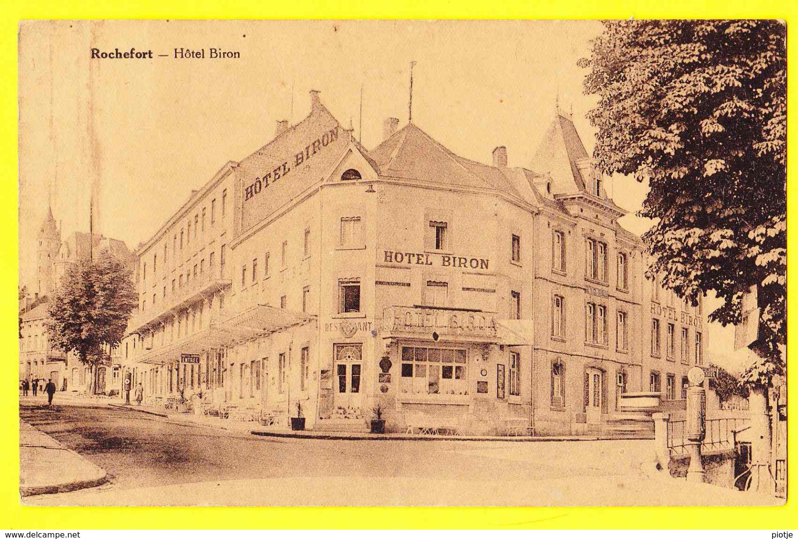 * Rochefort (Namur - Namen - La Wallonie) * (Desaix) Hotel Biron, Rare, église, Unique, TOP - Rochefort