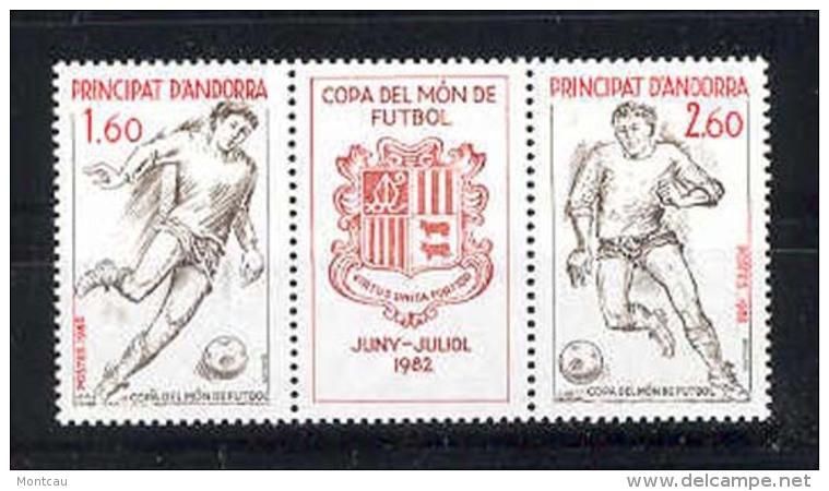 Andorra -Franc 1982 Copa Futbol Y=302-03 E=323-24 (**) - Sonstige & Ohne Zuordnung