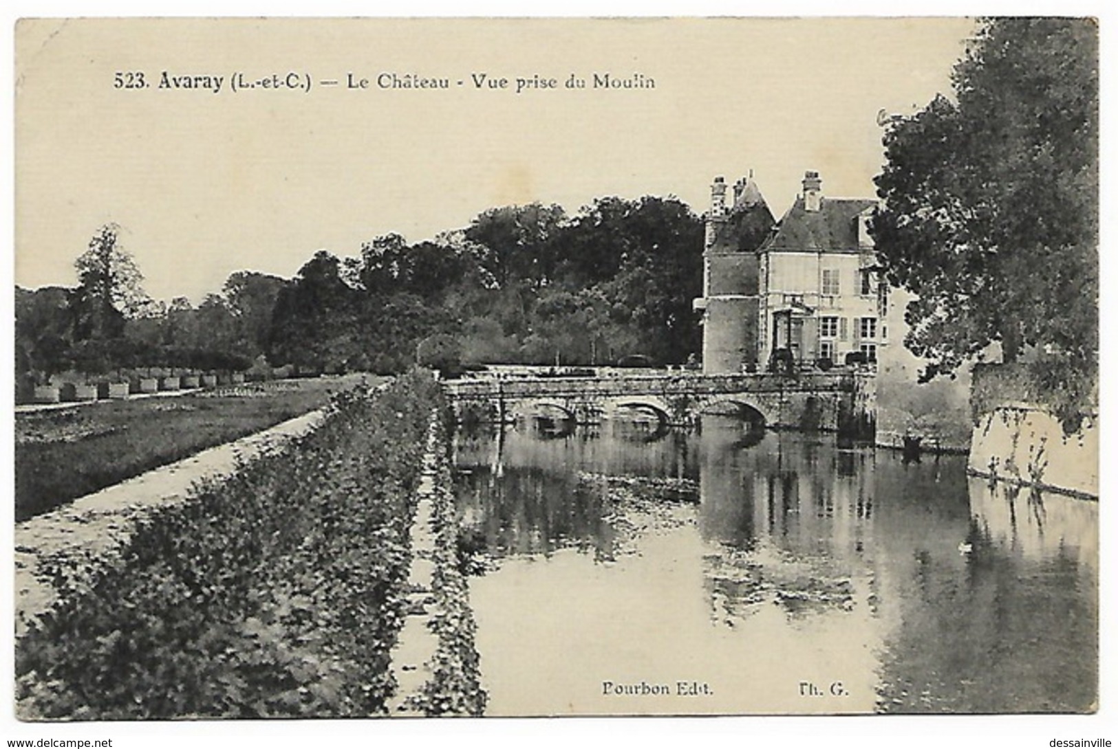 AVARAY  Le Château Vue Prise Du Moulin - Other & Unclassified