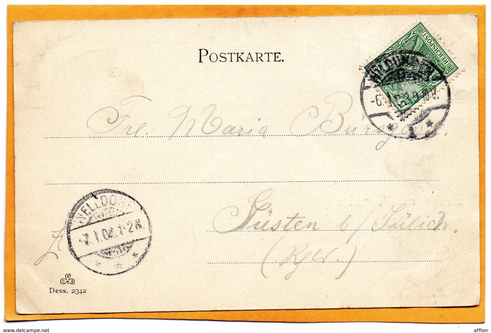 Gruss Aus Fritzlar 1902 Postcard - Fritzlar