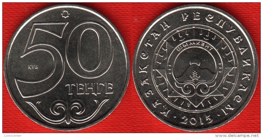 Kazakhstan 50 Tenge 2015 "City - Shymkent" UNC - Kasachstan