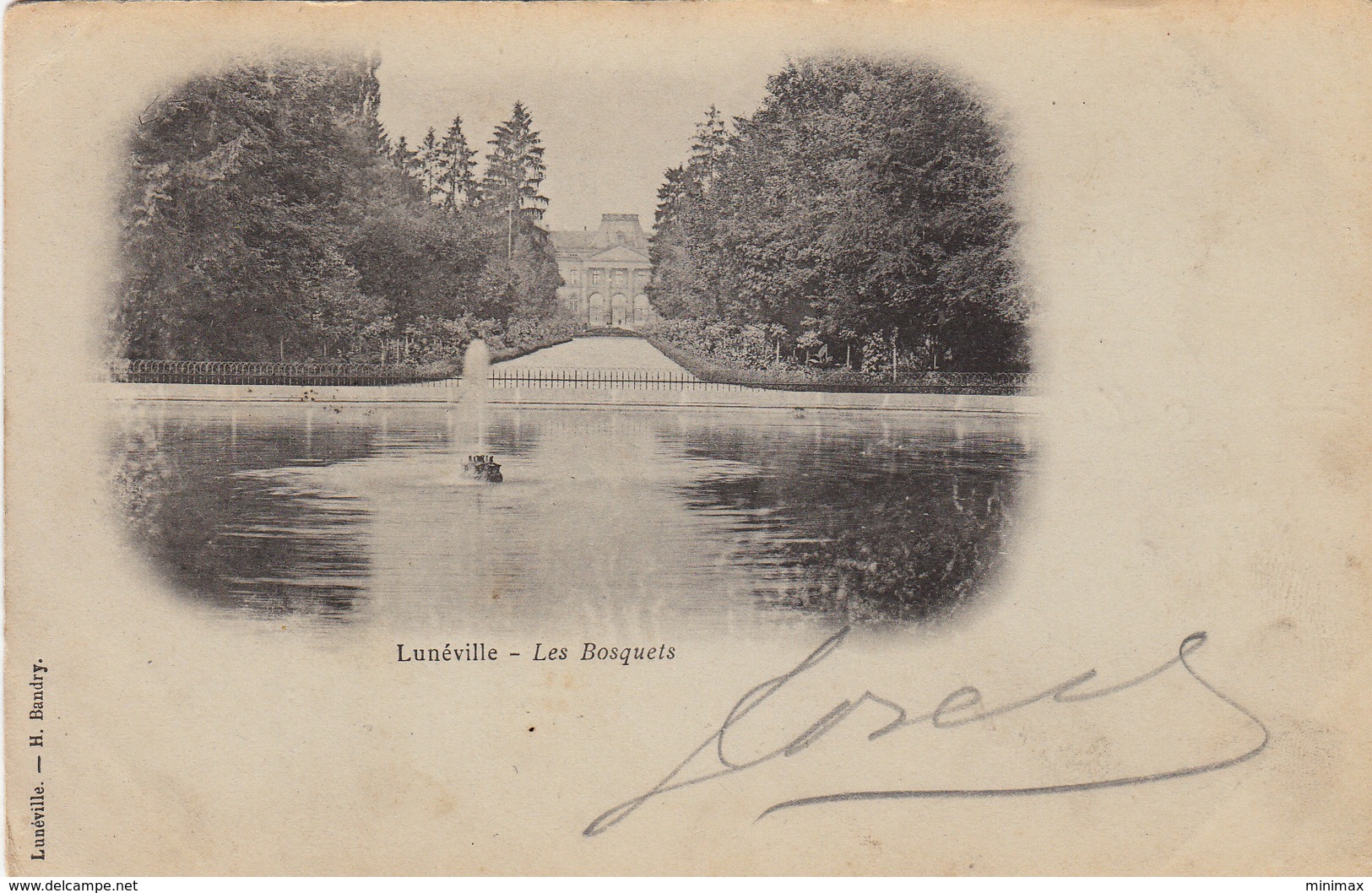 Lunéville - Les Bosquets - 1901 - Luneville